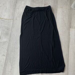 Brandy Melville Black Maxi Skirt with Elastic Waistband